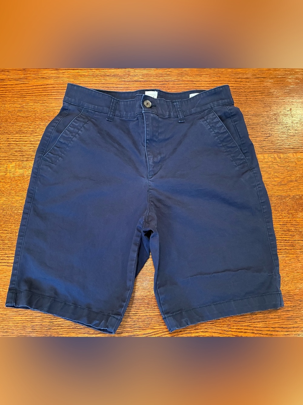 Gap Navy Chino Shorts Women's Size 6 Classic Stretch Casual Bermuda Shorts